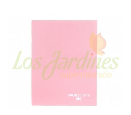 CUADERNO 48 HOJAS CUADRICULADO ROSADO AVON T.D. :_