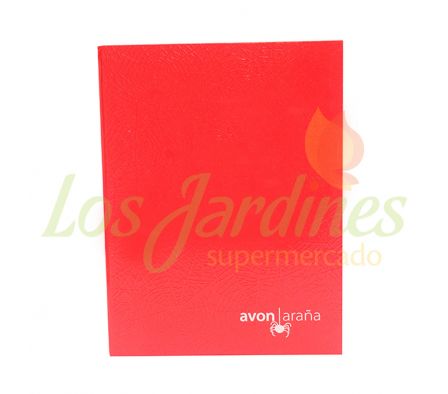 CUADERNO 96 HOJAS 1 RAYA ROJO AVON T.D. ARAÑA:-: