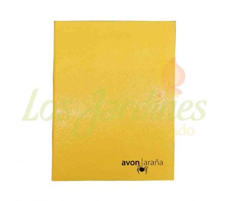 CUADERNO 96 HOJAS 1 RAYA AMARILLO AVON TD ARAÑA:--