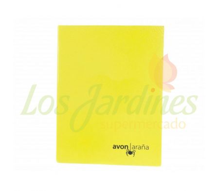 CUADERNO 96 HOJAS 2 RAYA AMARILLO AVON T.D. ARAÑ:_