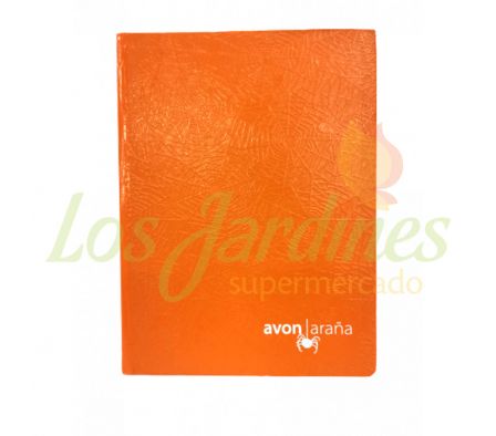 CUADERNO 96 HJS 2 RAYA NARANJA AVON T.D. ARAÑA