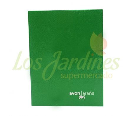 CUADERNO 96 HOJAS 2 RAYA VERDE AVON T.D. ARAÑA:-: