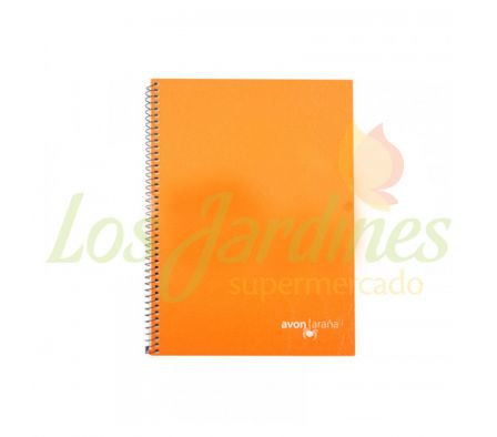CUADERNO UNIV. 48 HOJAS CUADRICULADO NARANJA T.D:_