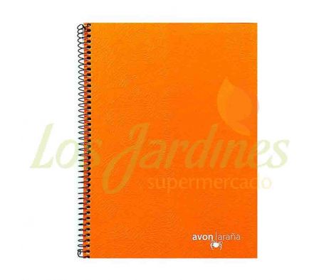 CUADERNO UNIV. 96 HOJAS CUADRICULADO NARANJA T.D:_