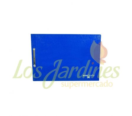 CARPETA DE DIBUJO ARAÑA Nº 2 AZUL AVON:-: