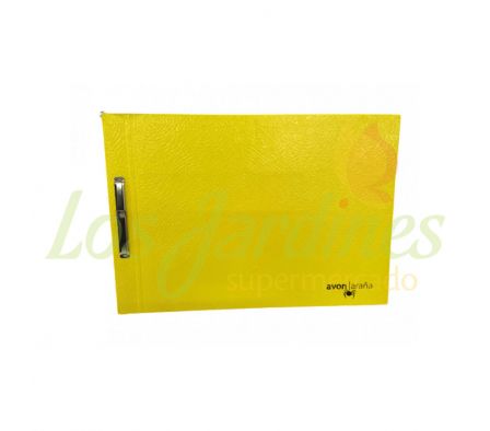 CARPETA DE DIBUJO ARAÑA Nº 2 AMARILLO AVON:-: