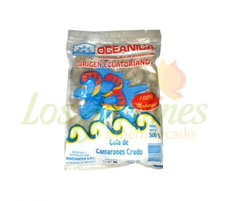 COLA DE CAMARON CRUDO OCEANICA 500G