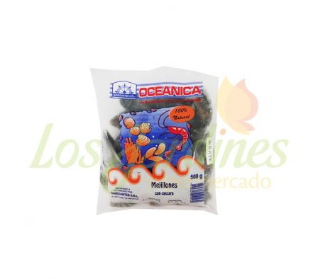 MEJILLONES CON CASCARA 500G