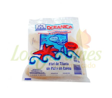 FILETE DE TILAPIA OCEANICA 500G