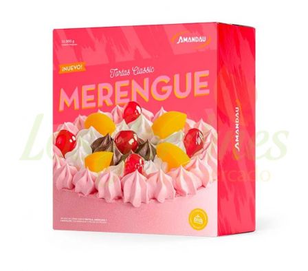 TORTA MERENGUE AMANDAU 900 GR