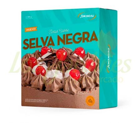 TORTA SELVA NEGRA AMANDAU X 900 GR