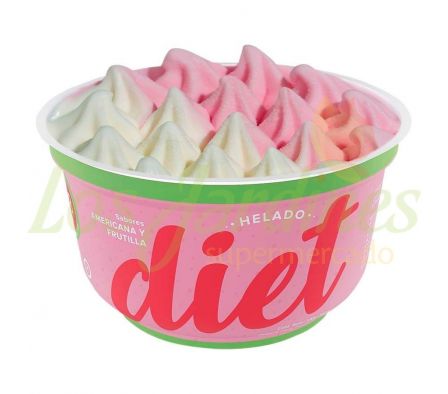 HELADO COPA DIET AMANDAU AMERICANA/FRUTILLA 100G