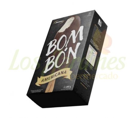 HELADOS BOMBON AMERICANA AMANDAU 4UN