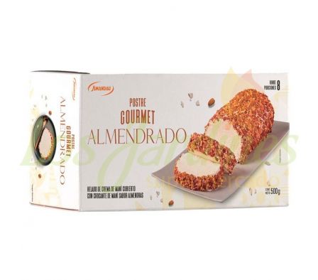 HELADO ALMENDRADO AMANDAU 8 PORCIONES 500G