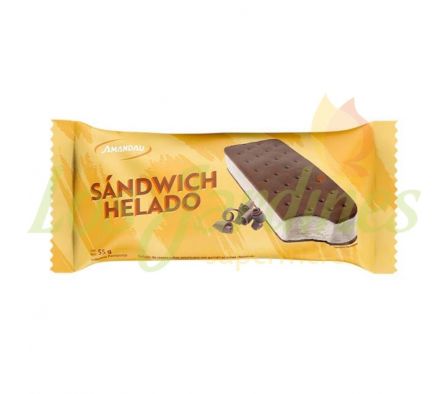 HELADO AMANDAU SANDWICH 55G