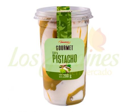 HELADO AMANDAU COPA GOURMET PISTACHO 200 GR