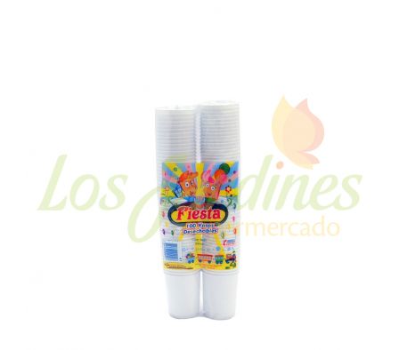 VASO HANSA PLASTIC DESECHABLE100X200 CC