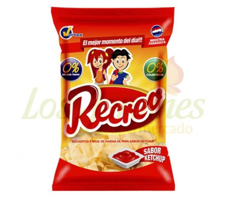 PAPAS RECREO SABOR KETCHUP 30G