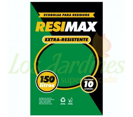 BOLSA PARA BASURAS RESIMAX EXTRA RESISTENTE 150L