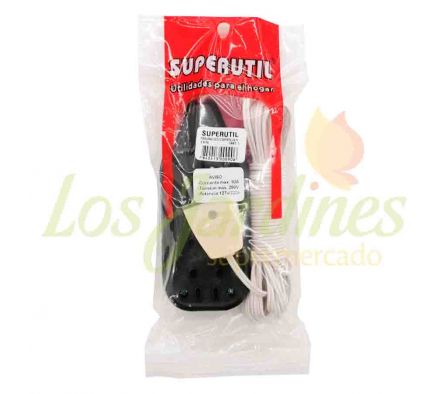PROLONGADOR ECO. C/ZAPATILLA DE 5 MTS. SUPERUTIL
