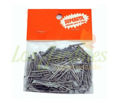 CLAVO DE ACERO C/CABEZA SUPERUTIL 1X13