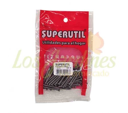 CLAVO DE ACERO C/CABEZA SUPERUTIL 1 1/2X13