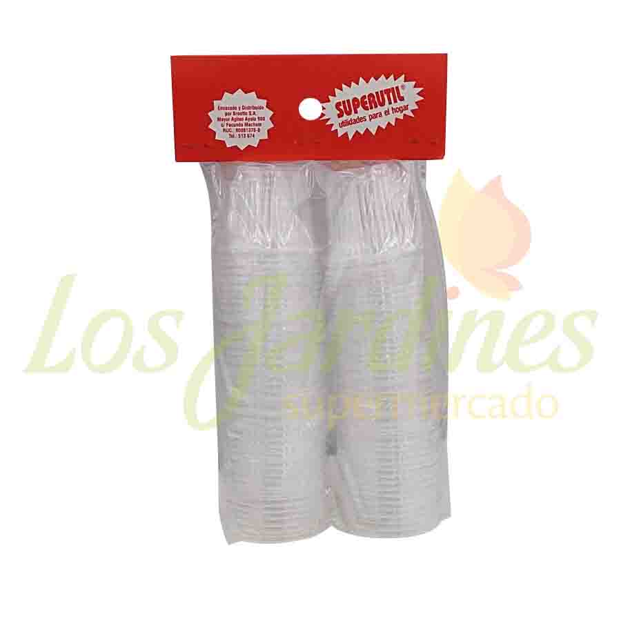 VASO PLASTICO SUPERUTIL 50 CC 100 UNID