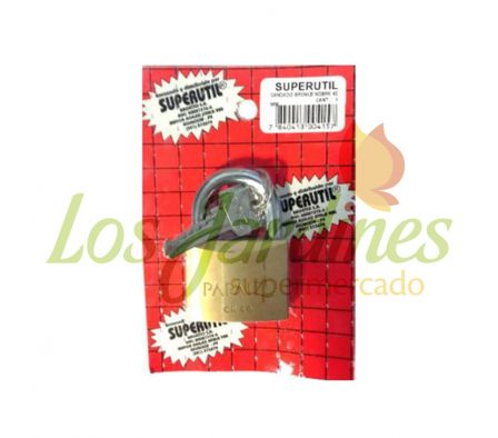 CANDADO SUPERUTIL BRONCE NOBRE 40 MM