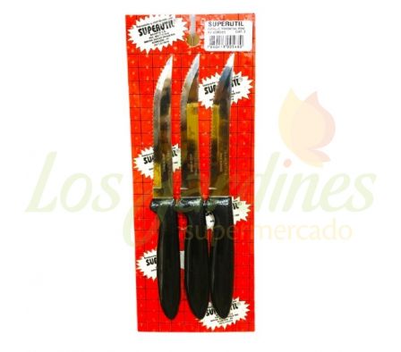 CUCHILLO TRAMONTINA IPANEMA NEGRO