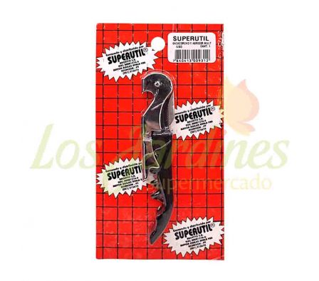 SACACORCHO Y ABRIDOR MULTIUSO SUPERUTIL