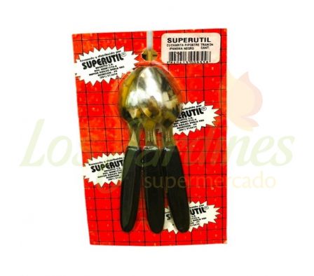 CUCHARITA PARA TE Y POSTRE TRAMONTINA IPANEMA NEGR