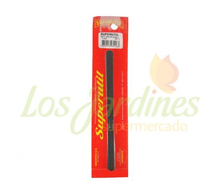 LIMA P/UÍAS FINAS NEGRA X 5 UNID