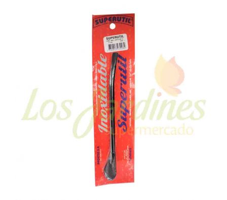 BOMBILLA INOXIDABLE LISA BLACK