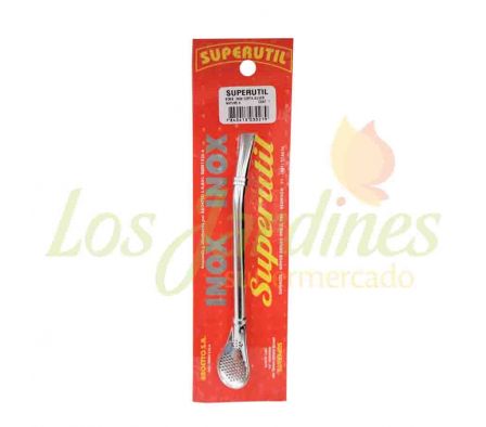 BOMBILLA INOXIDABLE CORTA SILVER NATURE