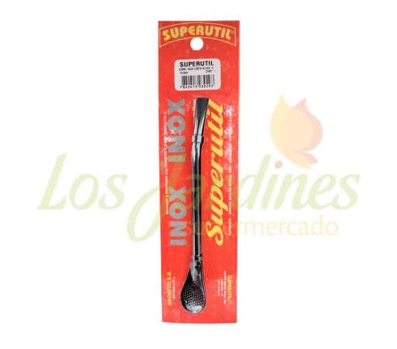 BOMBILLA INOXIDABLE CORTA BLACK