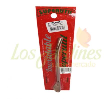 BOMBILLA INOXIDABLE LARGA ROSE GOLD