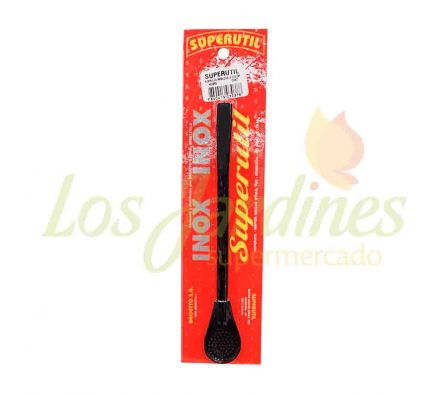 BOMBILLA INOX COLOR NEGRO