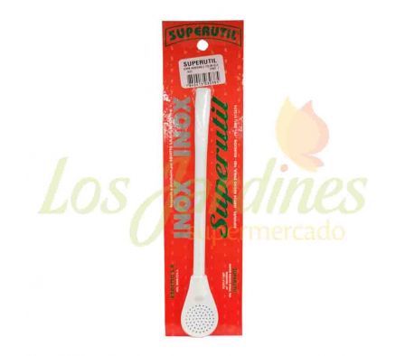 BOMBILLA INOX COLOR BLANCO