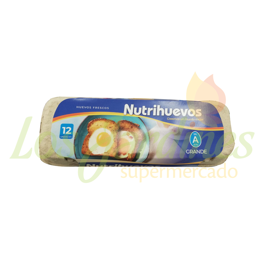 HUEVO NUTRIHUEVOS TIPO A CJA. 12UN