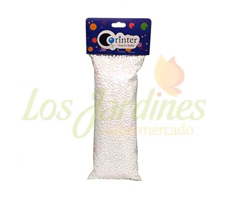 BOLITAS BLANCAS DE ISOPOR CORINTER 10G