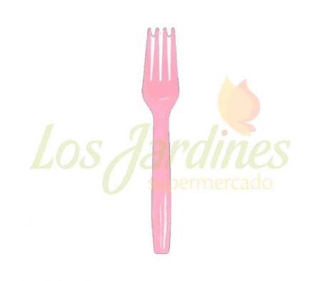 TENEDORCITO CORINTER ROSADO X 25 UNID