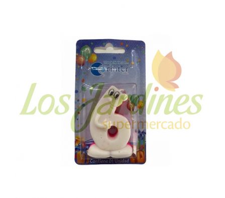 VELA MAGICA CORINTER N°6 ROSA