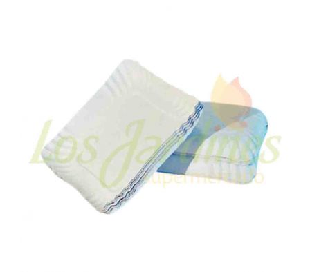 BANDEJA N°2 BLANCA X 25 UNID.