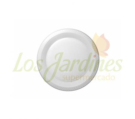 PLATO BLANCO 15CMX10UNID.CORINTER
