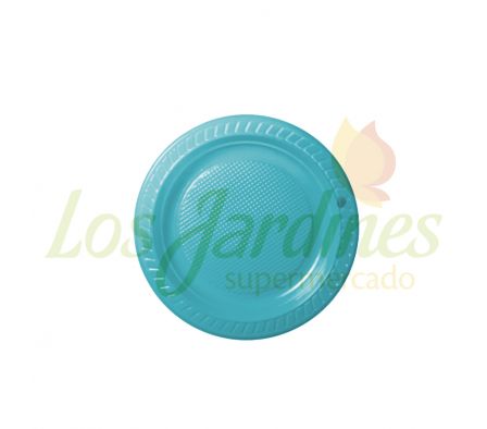 PLATO CELESTE 15CMX10UNID. CORINTER