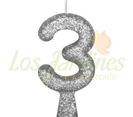 VELA CORINTER TUBULAR 3 PLATA