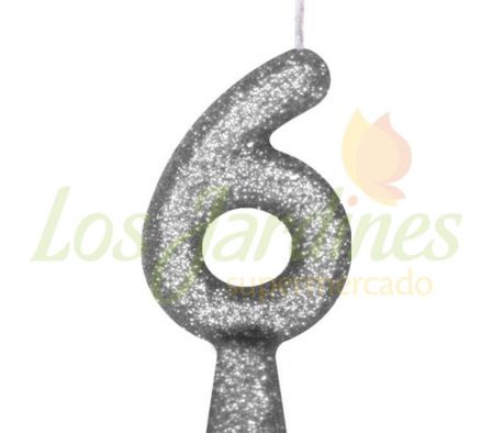 VELA CORINTER TUBULAR 6 PLATA