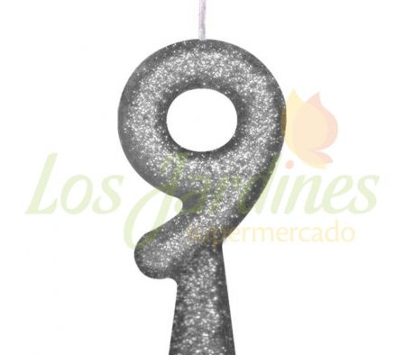 VELA CORINTER TUBULAR 9 PLATA