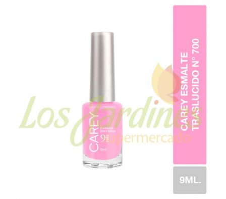 ESMALTE P/ UÑAS TRANSLUCIDO CAREY 700.