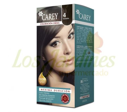 KIT COLORACION CASTANHO 4 CAREY.